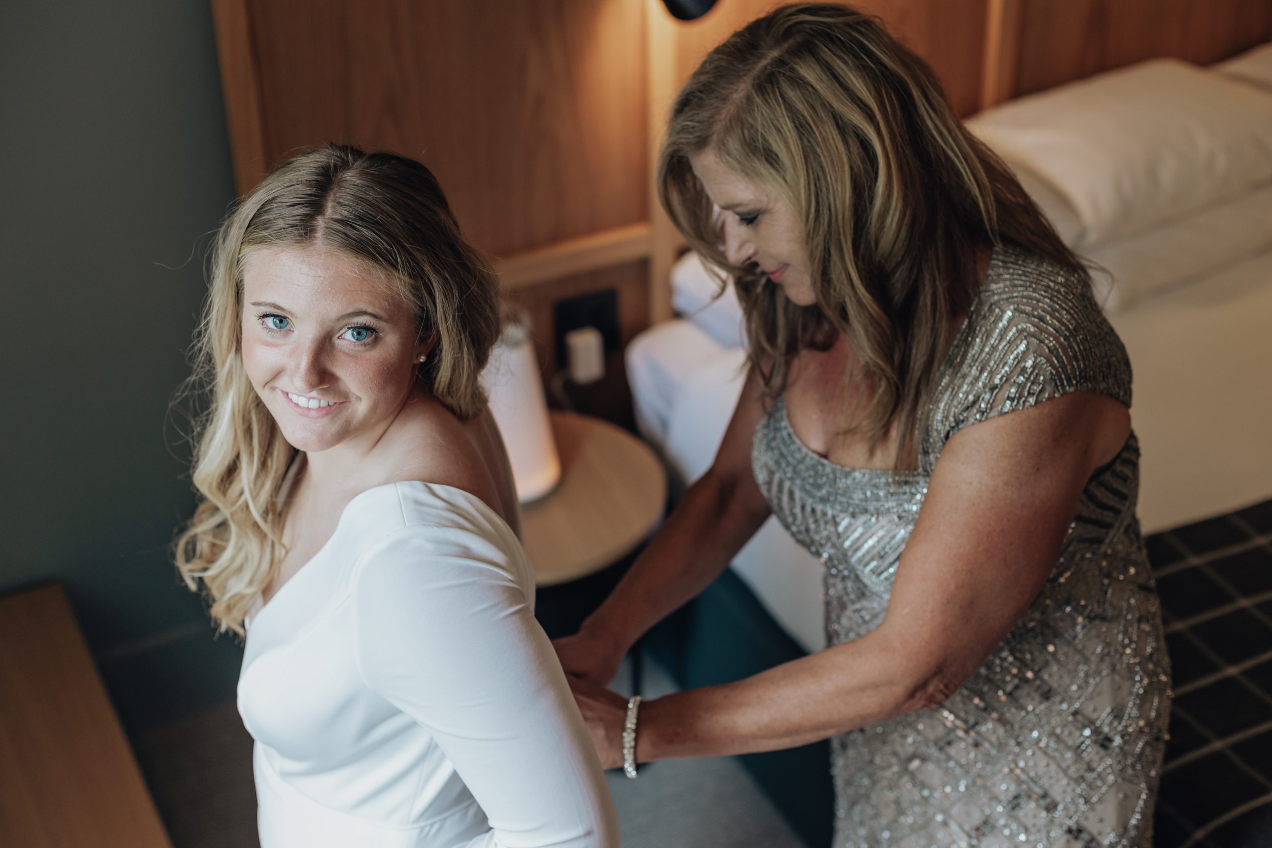 Mom and Bride - Haworth Hotel